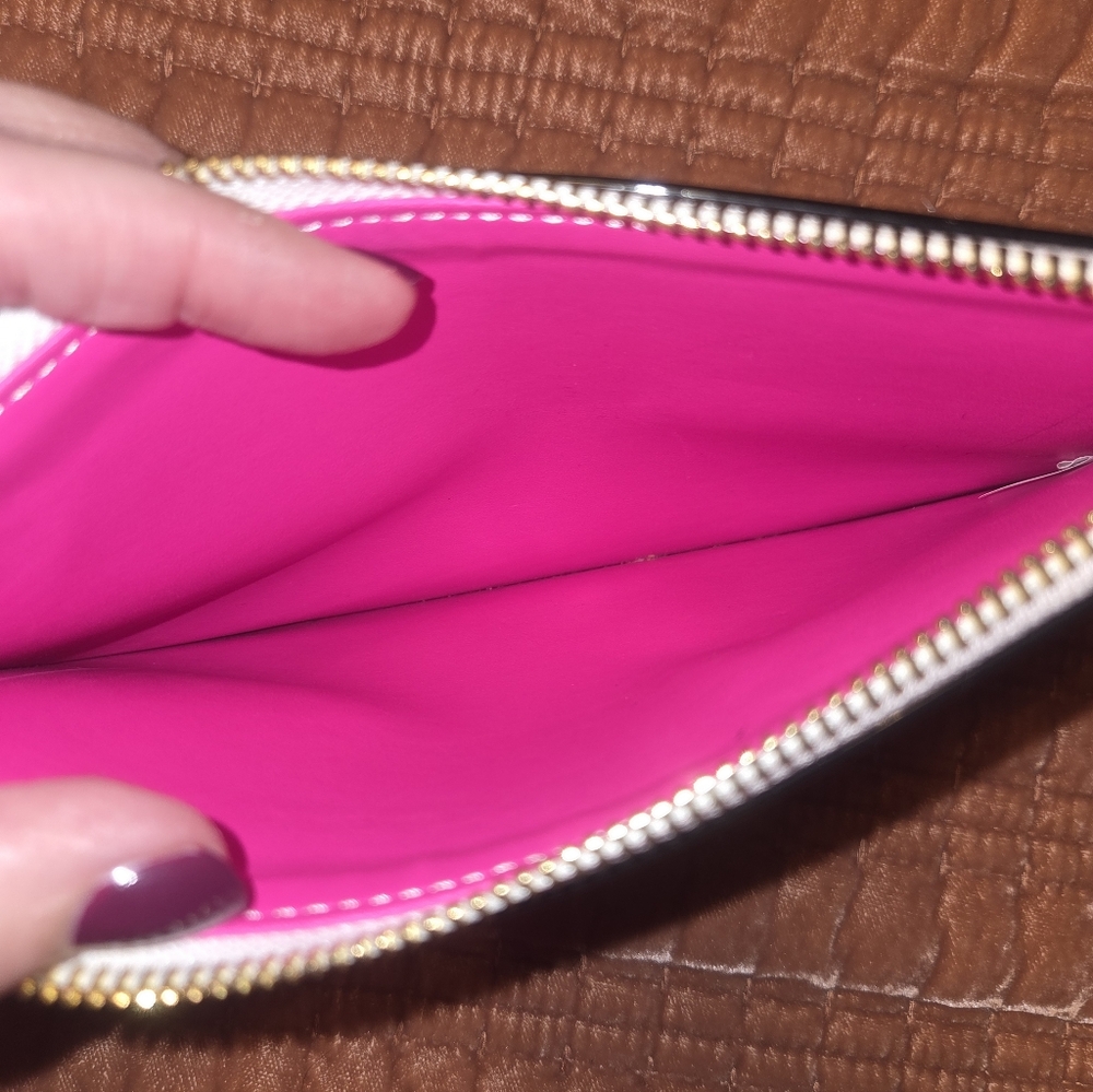 Kate Spade Black and White Striped Clutch - Picture 10 of 10
